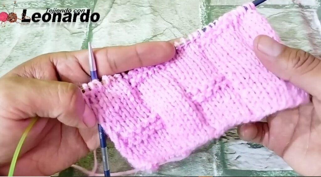 Patron tejido a dos agujas  
